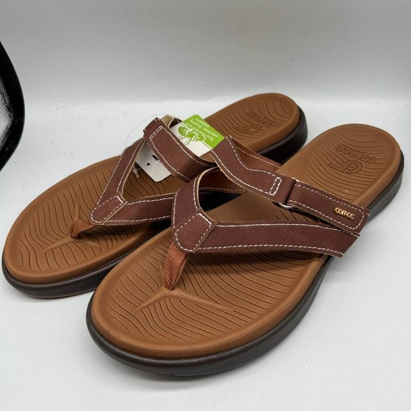Coface Women‎ Fashion Orthotic Flip Flops Slip On Lightweight Athletic Size 10 - Picture 1 of 5